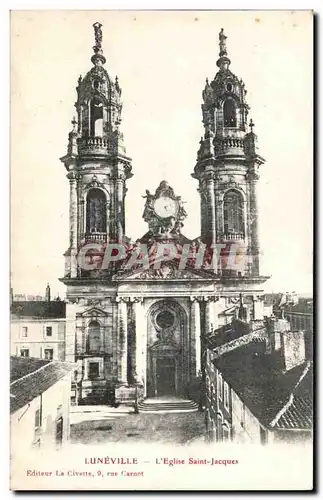 Luneville Cartes postales Eglise Saint Jacques