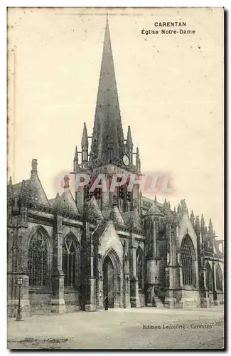 Carentan Cartes postales eglise Notre DAme