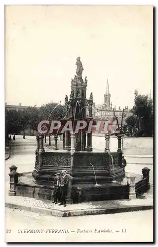 Clermont Ferrand Cartes postales Fontaine d&#39Amboise