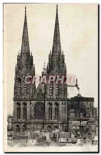 Clermont Ferrand Cartes postales La cathedrale