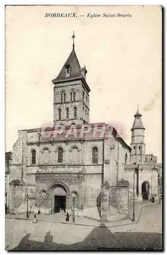 Bordeaux Ansichtskarte AK Eglise Saint SErnin