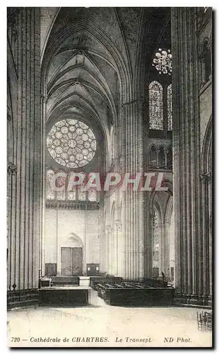 Chartres Ansichtskarte AK CAthedrale Transept