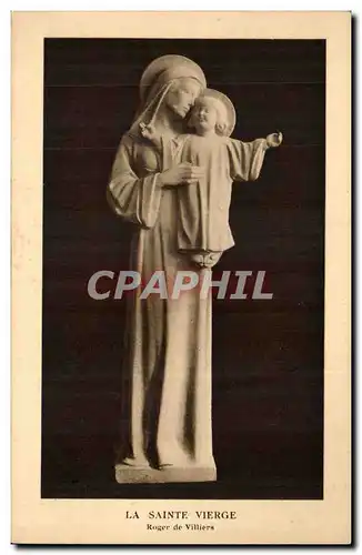 Cartes postales Sainte Vierge Roger de Villiers