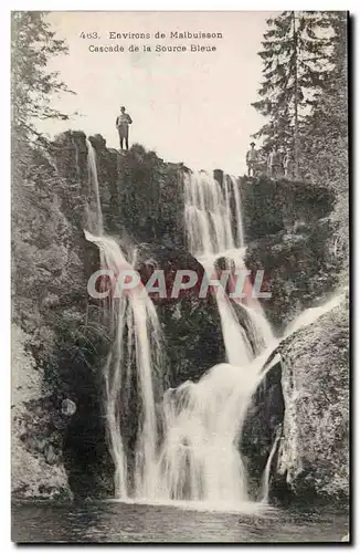 environs de Malbuison Ansichtskarte AK Cascade de la source bleue