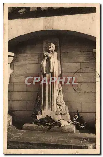 Rouen Ansichtskarte AK Place du marche Jeanne d&#39arc sur son bucher