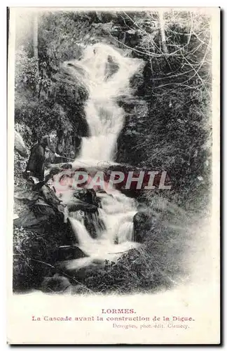 Lormes Ansichtskarte AK La cascade avant la construction de la digue