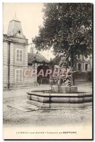 Luxeuil les Bains Ansichtskarte AK Fontaine de Neptune