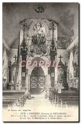 Le Mesnil Condouin Environs de Putanges Cartes postales Interieur de l'eglise vivante et parlante