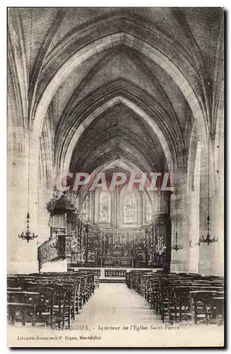 Montdidier Cartes postales Interieur de l'eglise Saint Pierre