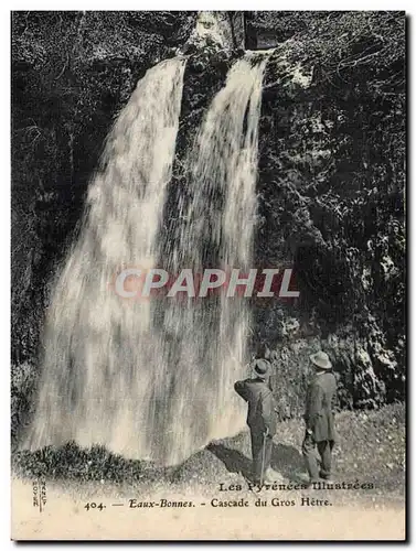 Eaux Bonnes Cartes postales Cascade du gros hetre