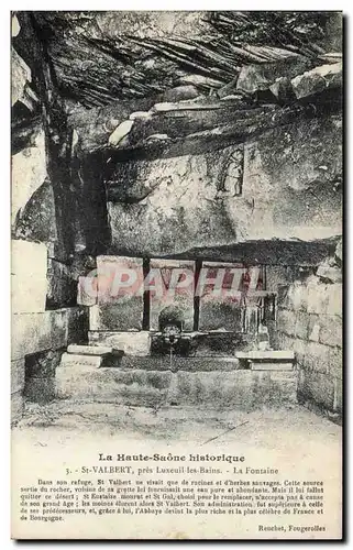 Ansichtskarte AK Saint Valbert pres Luxeuil les Bains La fontaine