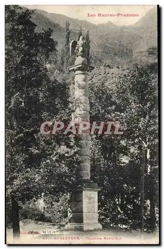 Cartes postales St Sauveur Colonne Napoleon