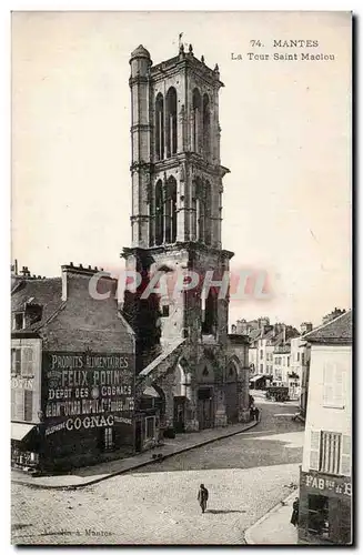 Cartes postales Mantes la tour Saint Maclou