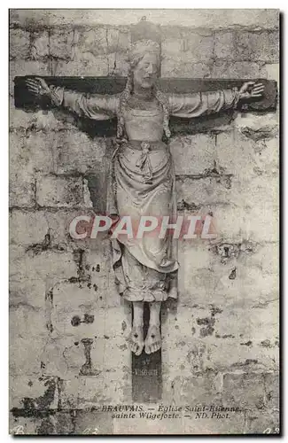 Cartes postales Beauvais Eglise Sainte Etienne Sainte Wiigeforte