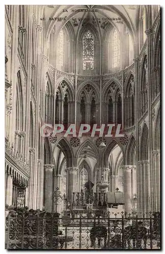 Bayeux Cartes postales Cathedrale Le choeur