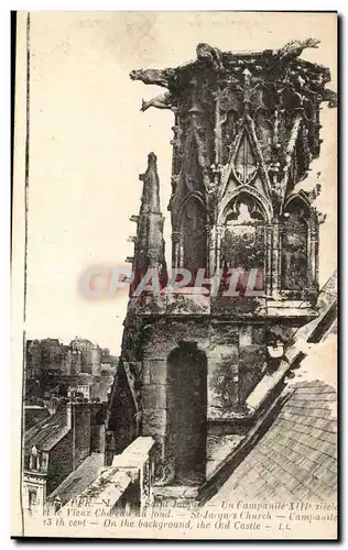 Dieppe -Eglise St Jacques - La Companile Cartes postales