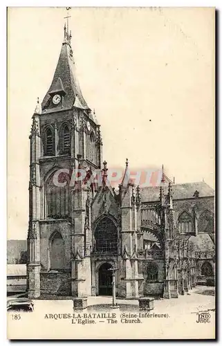 Arques la Bataille - L&#39 Eglise Cartes postales