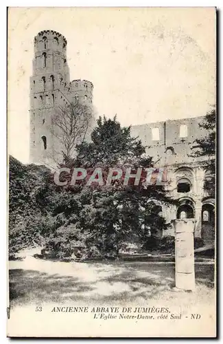 Jumieges - Eglise Notre Dame - Les Deux Tours - Ancienne Abbaye Ansichtskarte AK