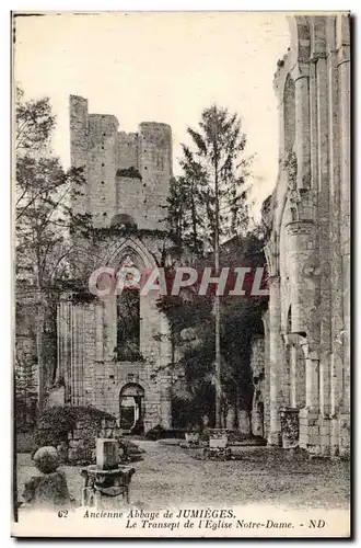 Jumieges - Le Transept de L&#39Eglise Notre Dame Ansichtskarte AK