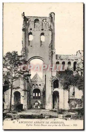 Jumieges - Ancienne Abbaye - Eglise Notre Dame Ansichtskarte AK