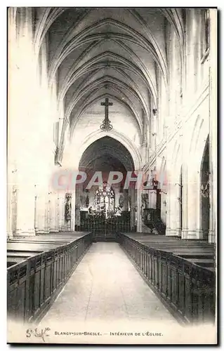 Brangy sur Bresle - Interieur de l&#39Eglise Cartes postales