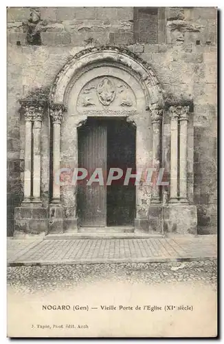 Nogaro - La Vieille Port de l&#39Eglise Ansichtskarte AK