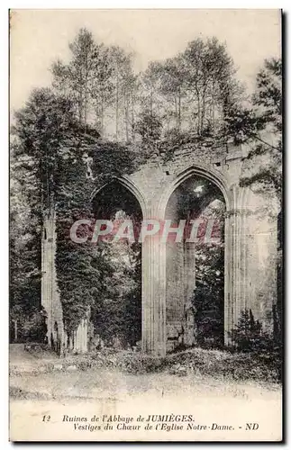 Jumieges - Ruines de l&#39Abbaye - Cartes postales