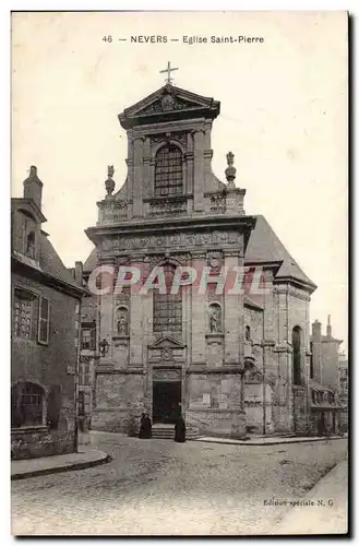 Nevers - Eglise Saint Pierre - Ansichtskarte AK