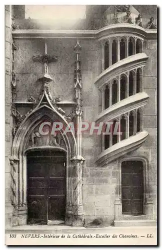 Nevers - Interieur de la Cathedrale Cartes postales