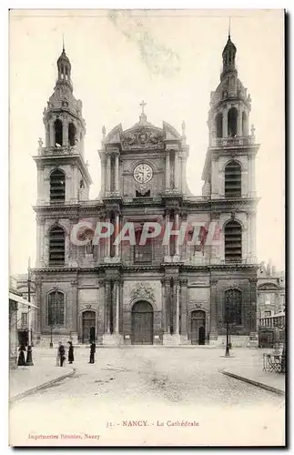 Cartes postales Nancy la cathedrale