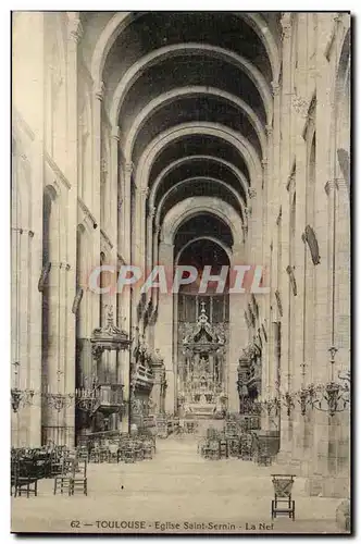 Cartes postales Toulouse Eglise Saint Sernain la nef