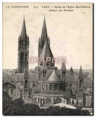 Cartes postales Caen Abside de l&#39eglise Saint Etienne Abbaye aux homme