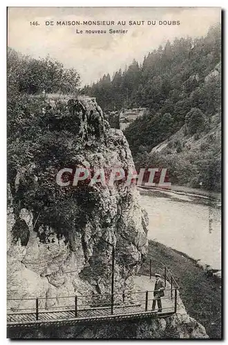 Cartes postales de maison Monsieur au saut de Doubs le nouveau sentier