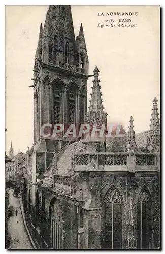 Ansichtskarte AK Caen Eglise St Sauveur