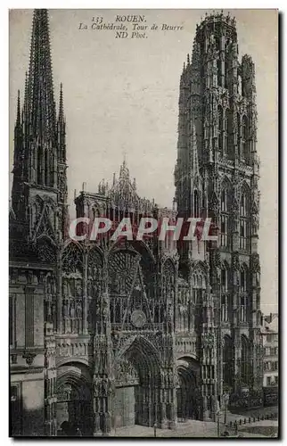 Cartes postales Rouen La cathedrale Tour de beurre