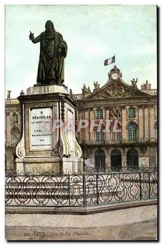 Cartes postales Nancy Statue du roi Stanislas