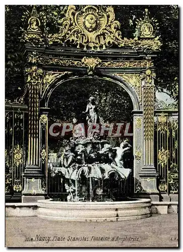 Cartes postales Nancy Place Stanislas Fontaine d&#39Amphitrite