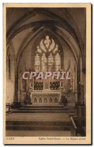 Cartes postales Caen Eglise Saint Ouen le maitre autel