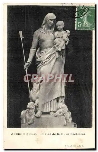 Albert - Statue de Notre Dame de Brebieres - Cartes postales