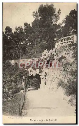 Nimes - La Cascade - Cartes postales