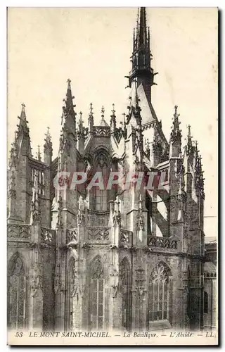 Le Mont Saint Michel - La Basilique - Cartes postales