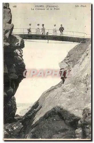 Primel Ansichtskarte AK La crevasse et le pont