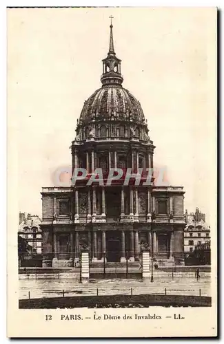 Paris Ansichtskarte AK Dome des invalides