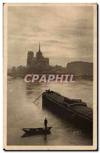 Ansichtskarte AK Paris La Seine au quai de Tournelle