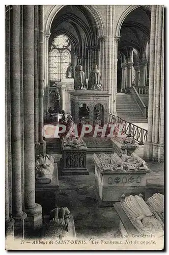 Ansichtskarte AK Abbaye de Saint Denis Les tombeaux