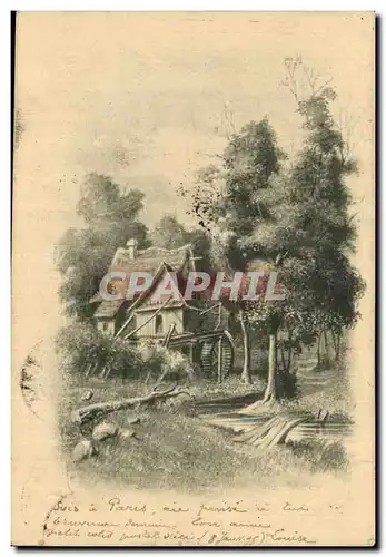 Cartes postales FAntaisie Moulin (mill)