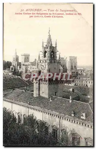 Avignon - Tour de Jacquemart - Ancien Clocher des Religeuses de St Laurent fondee en 918 - Cartes postales