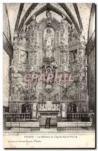 Prades - Le Retable de l&#39Eglise Saint Pierre - Cartes postales