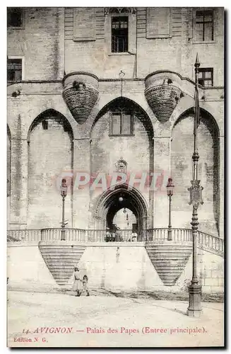 Vaucluse - Palais des Papes - Entree Principale - Cartes postales