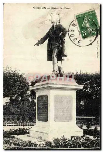 Verdun - Statue de Chevert - Cartes postales